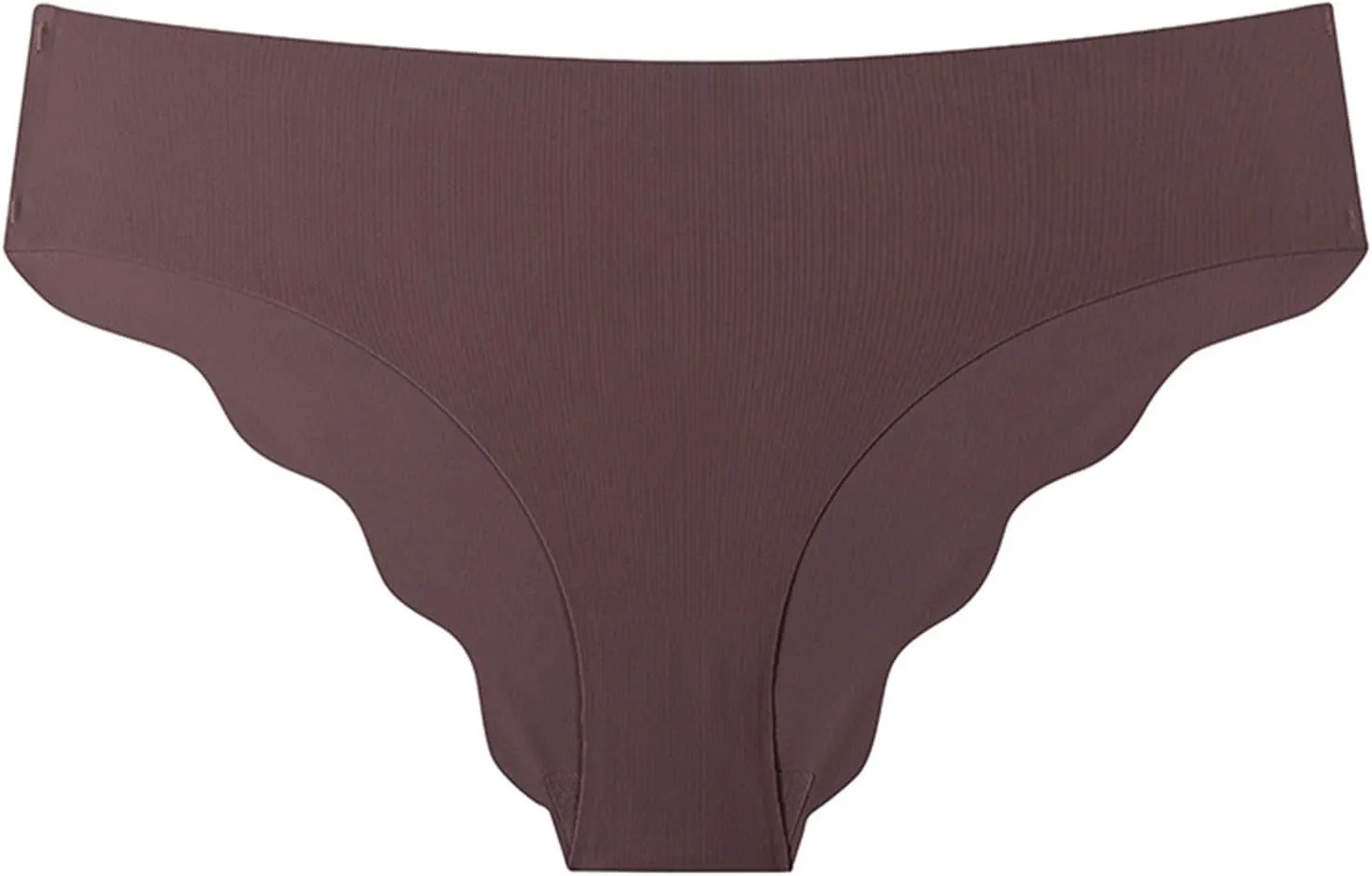 Sport Plus Size Underwear for Women Low Rise Ruffled Thongs Sexy Panties Breathable Ice Silk Comfor Hipsters No Show