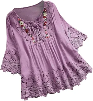 Summer Top for Women 2024 Pleated Square Neck O Ring Shoulder Sleeveless Shirts Casual Loose Fit Trendy Blouse
