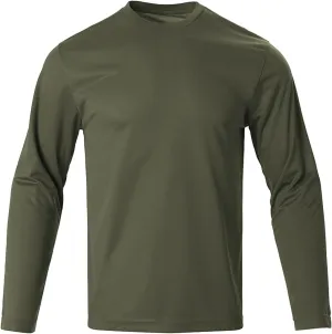 Sun Shirts for Men Mesh Quick Dry Athletic Long Sleeve T-Shirt UPF SPF UV Sun Protection Shirts for Fishing Hiking
