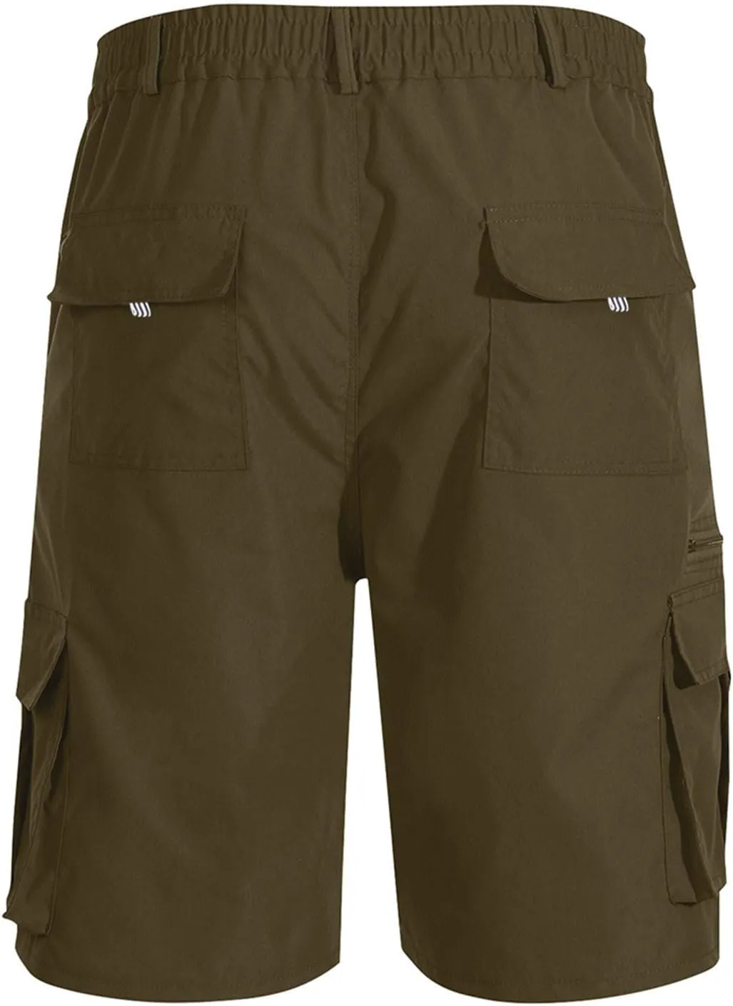 Sweat Shorts Men Cargo Elastic Waist Shorts Casual Stretch Drawstring Summer Joggers Pants Baggy with Pockets