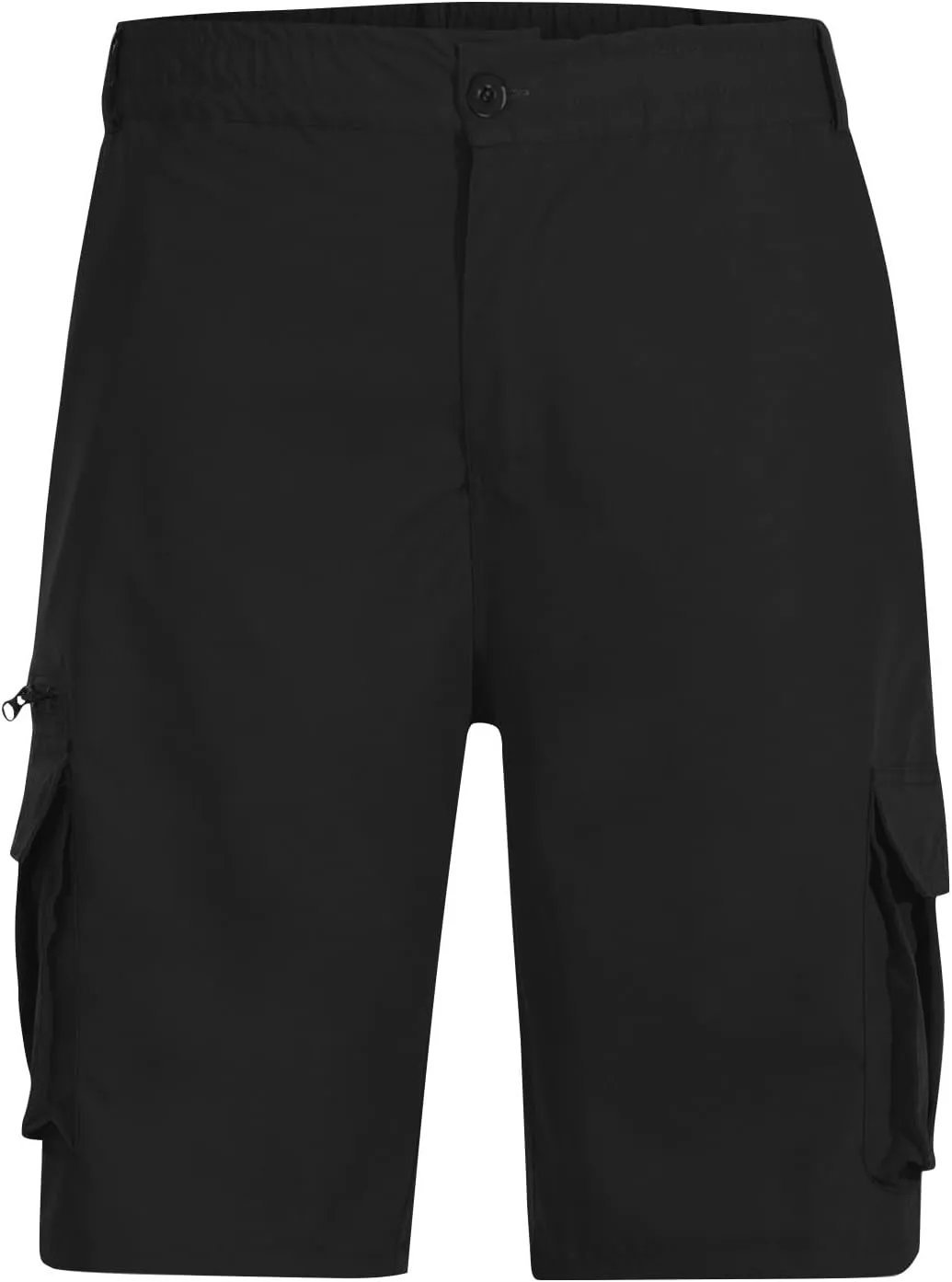 Sweat Shorts Men Cargo Elastic Waist Shorts Casual Stretch Drawstring Summer Joggers Pants Baggy with Pockets