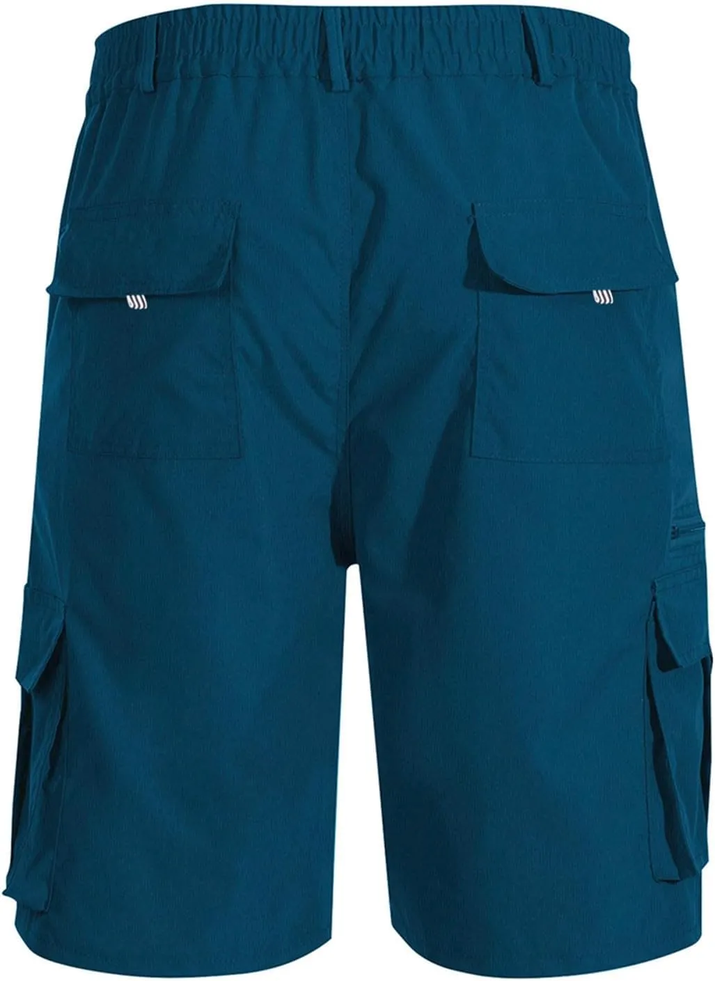 Sweat Shorts Men Cargo Elastic Waist Shorts Casual Stretch Drawstring Summer Joggers Pants Baggy with Pockets