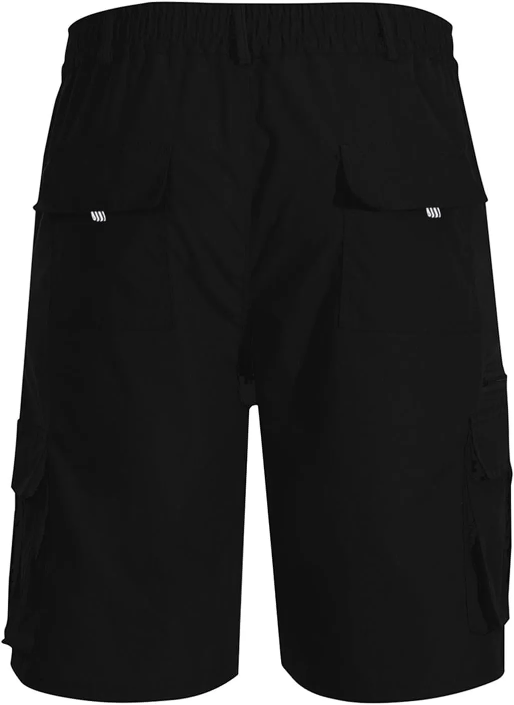 Sweat Shorts Men Cargo Elastic Waist Shorts Casual Stretch Drawstring Summer Joggers Pants Baggy with Pockets