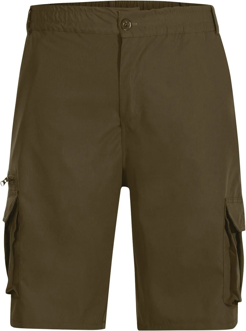 Sweat Shorts Men Cargo Elastic Waist Shorts Casual Stretch Drawstring Summer Joggers Pants Baggy with Pockets