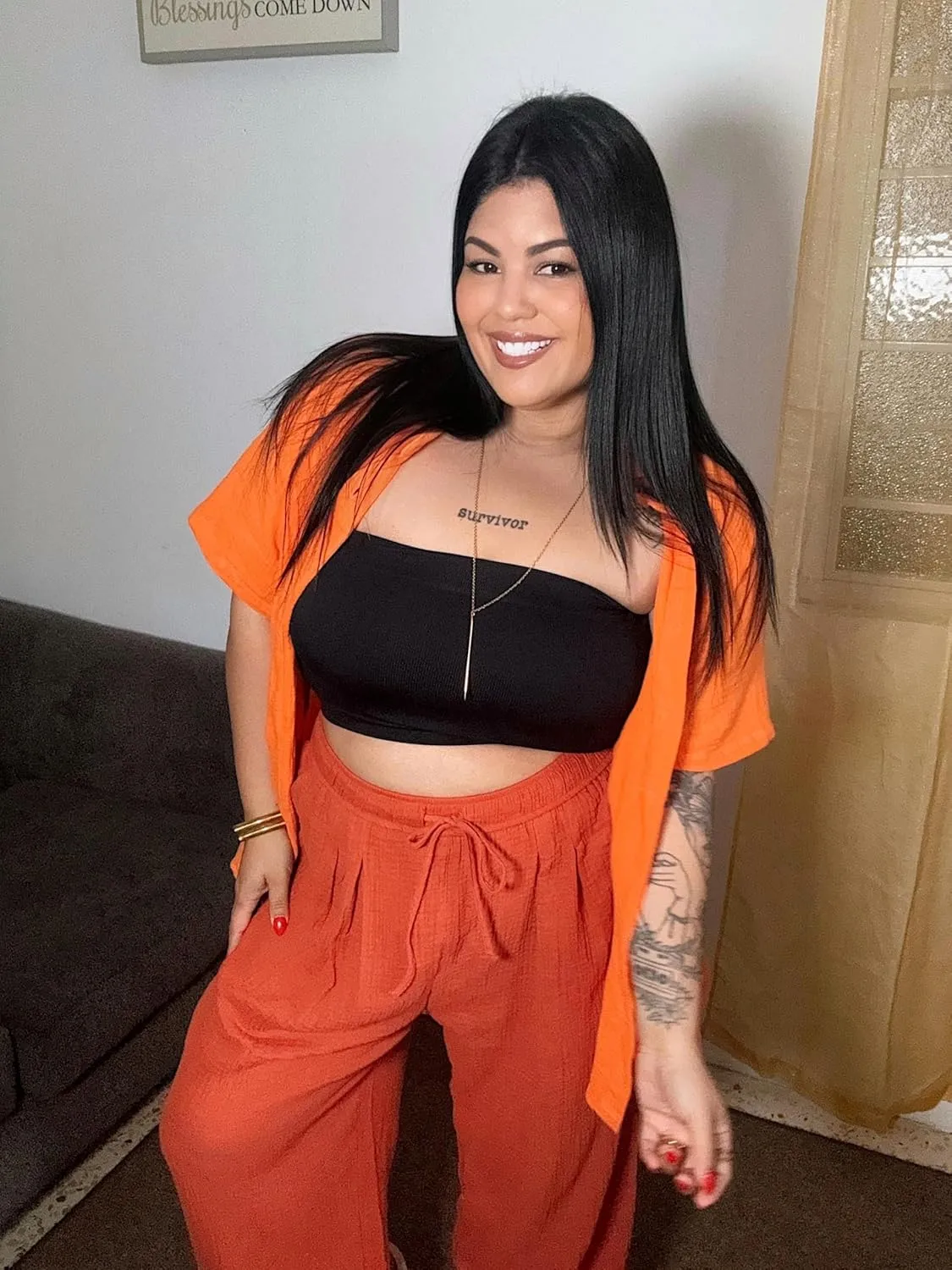 TIYOMI Plus Size Short Sleeve Button Down Shirts for Women Summer Tops Casual Blouses XL-5XL