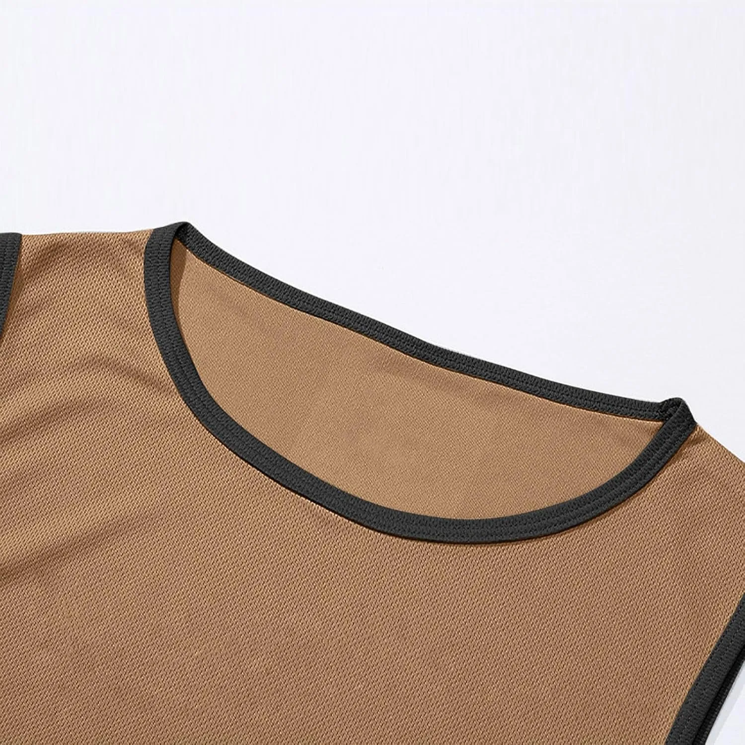 Uillui Mens Fitness Training Tee Quick Dry Loose Lightweight Athletic Tank Tops Gym Workout Shirts Active Sleeveless T-Shirt