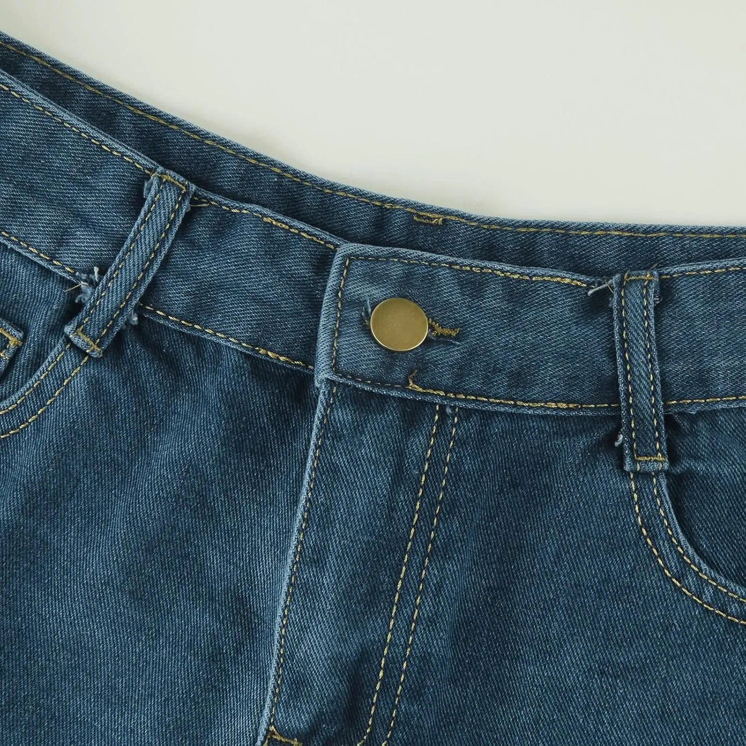 Women's 2024 Casual Summer Denim Shorts Sexy High Waist Denim Shorts Stretchy Ripped Jean Shorts Y2K Streetwear
