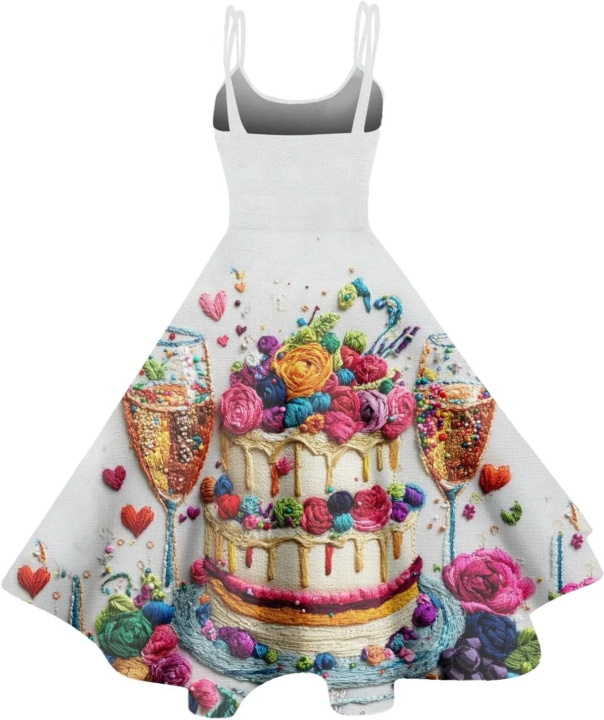 Women's Casual Fashion Print Sexy Off Shoulder Punk Retro Dress Retro Dress Dress