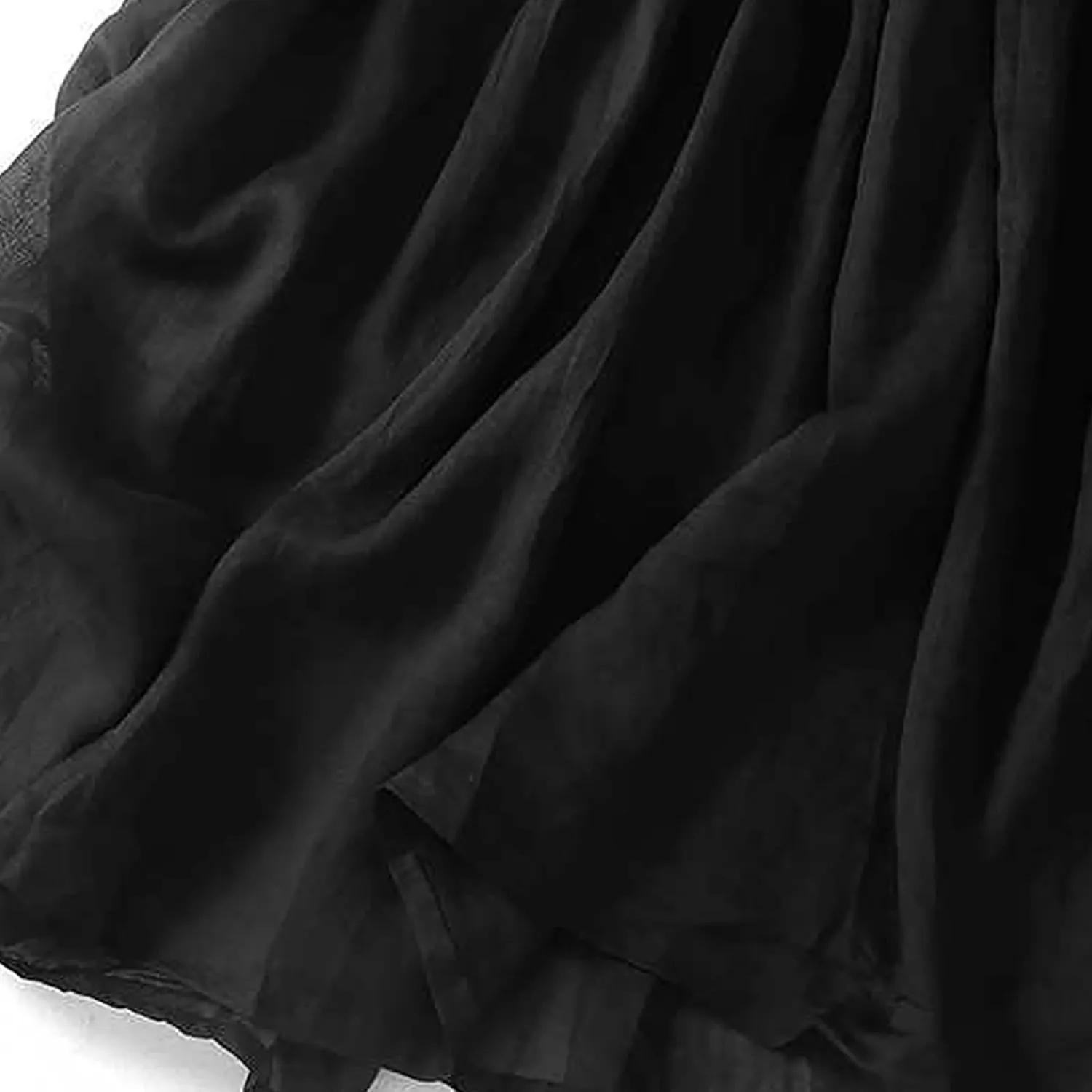 Women's Cotton Linen Skirts Summer Lightweight Casual Lace-Up Waist Long Skirt Beach Vacation Flowy Boho Skirts