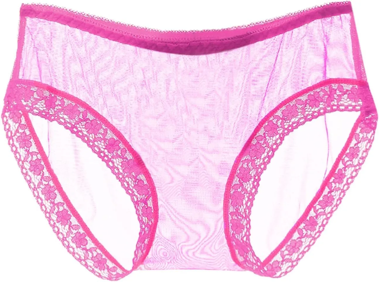 Women's Lace Panties Ice Silk Funny Underwear Briefs Low Waisted Sexy Soft Underpants Cute Bikini Panties Thongs