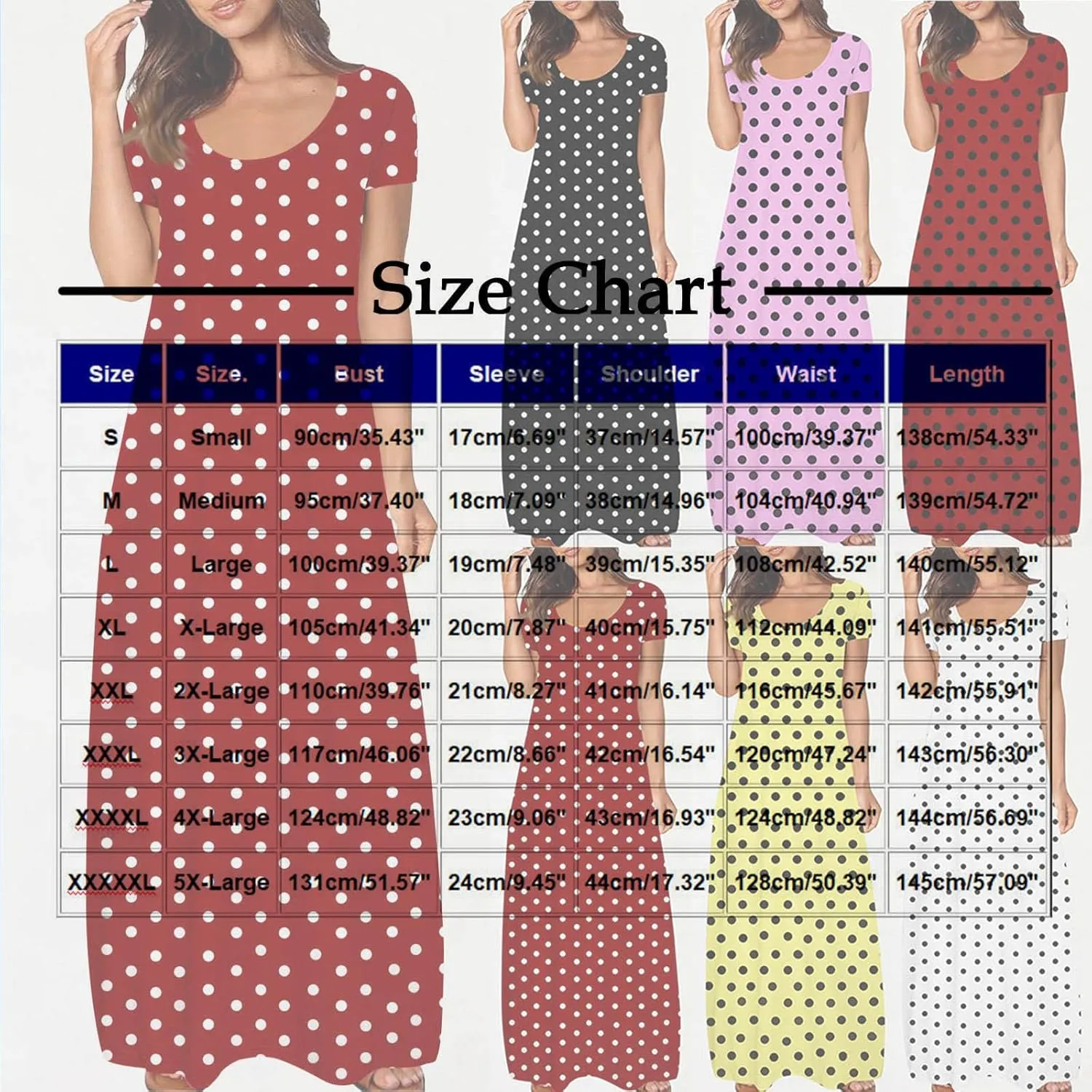 Womens Long Maxi Dresses Summer Casual Short Sleeve Loose Fit Dress Fashion Scoop Neck Sundresses with Pockets