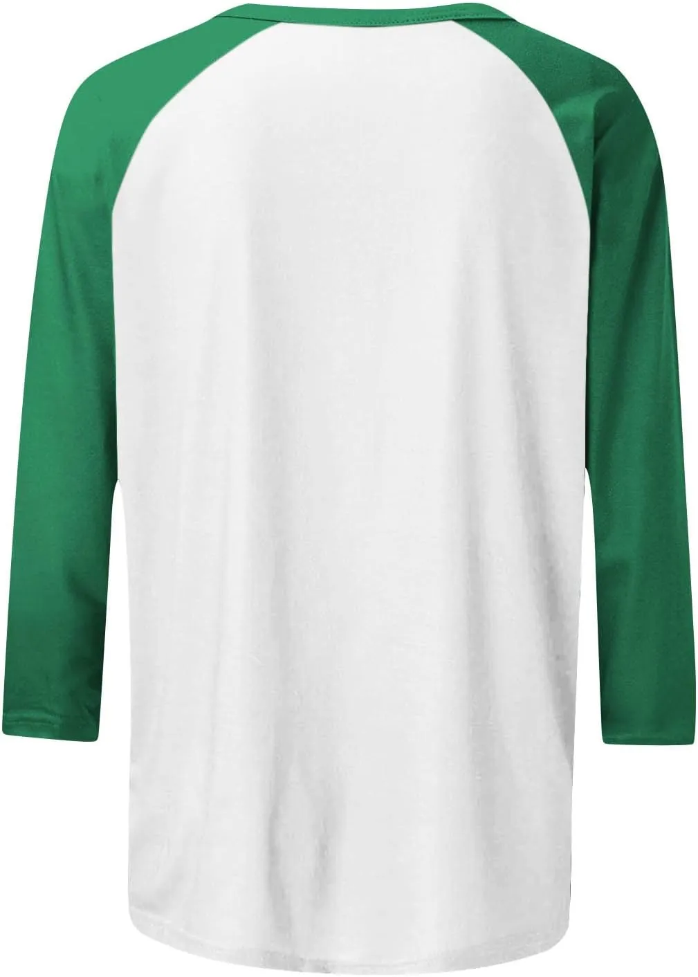 Womens Loose Fitting Tunic Summer 3/4 Sleeve Top Baseball Tshirts Shirts Color Block Cute Blouses Baseball Mom Tees