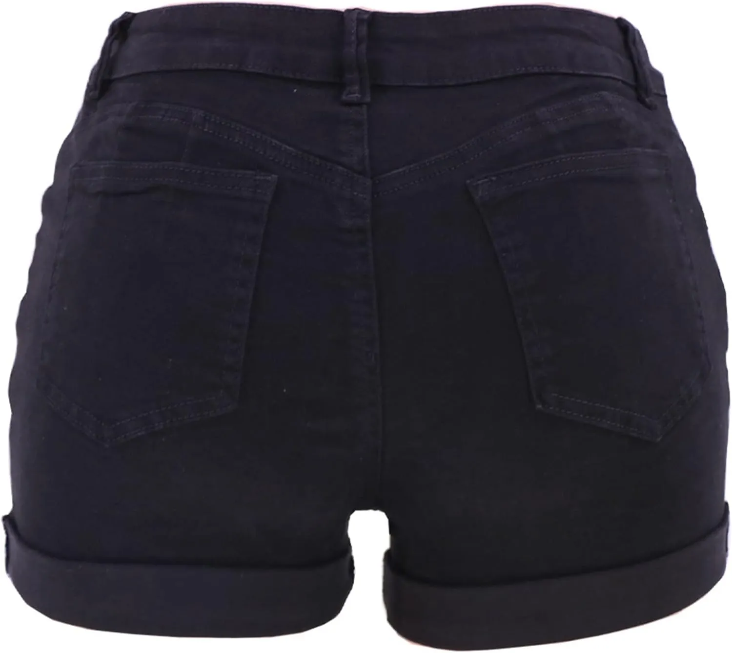 Womens Low Rise Jean Shorts Sexy Ripped Stretchy Mini Denim Shorts Casual Trendy Butt Lifting Summer Denim Shorts