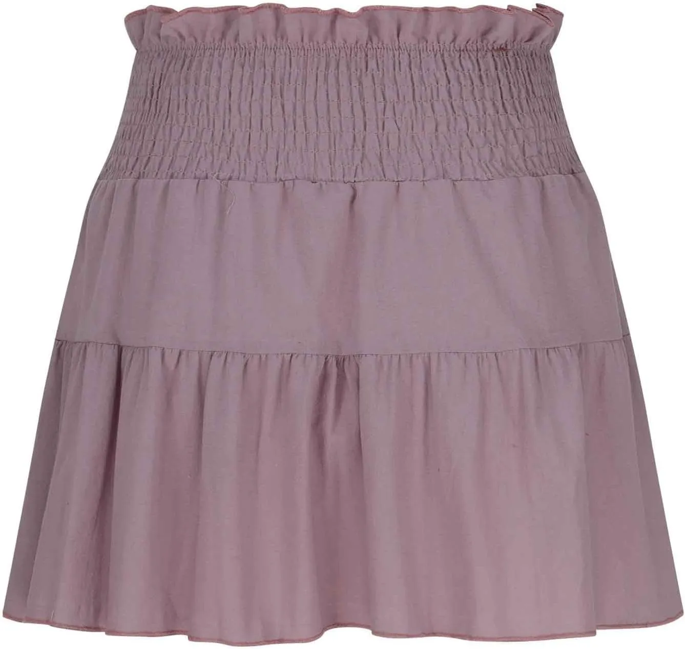 Womens Summer Mini Skirts 2025 Vacation Cute Skirt Ruffle Elastic Waist A-Line Pleated Skirt Beach Party Short Skirt