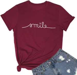 YITAN Women Graphic Cute Tee Funny T Shirts