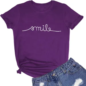 YITAN Women Graphic Cute Tee Funny T Shirts